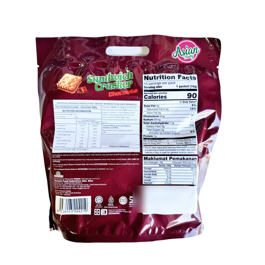 Zess Chocolate Sandwich Crackers 288g